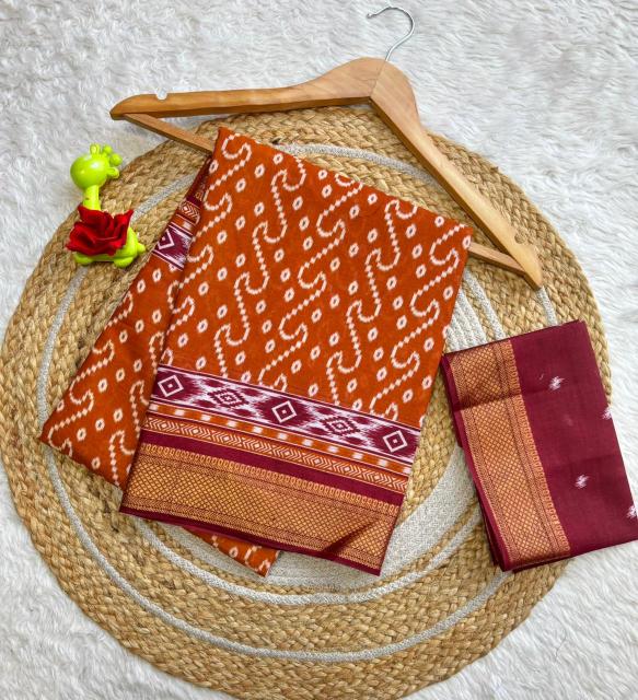 Lakhani chatai border fancy cotton sarees wholesale
